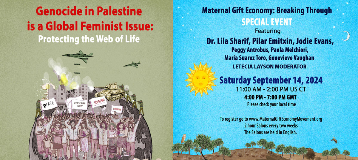 Special Event - Genocide in Palestine is a Global Feminist Issue: Protecting the Web of Life